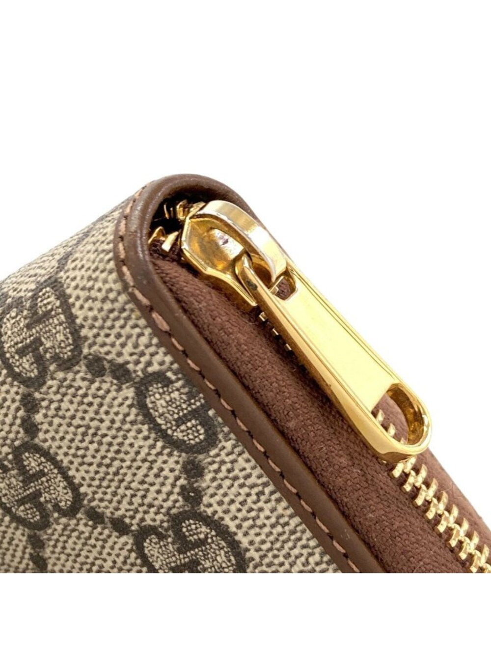 Gucci Zip Around Horsebit GG Supreme Wallet - Picture 11 of 12